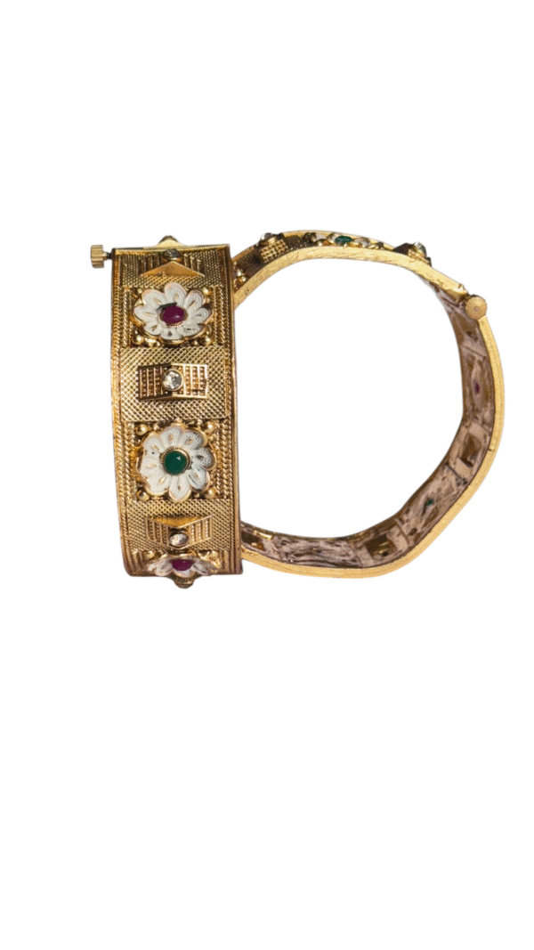 Premium Gold Coated Bangles (Adjustable Size) - Image 3