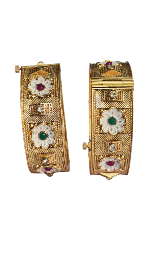 Premium Gold Coated Bangles (Adjustable Size) - Image 4