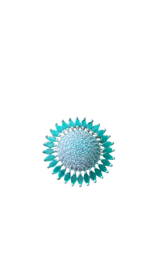Anti-Tarnish Crystal Ring (Adjustable Size)
