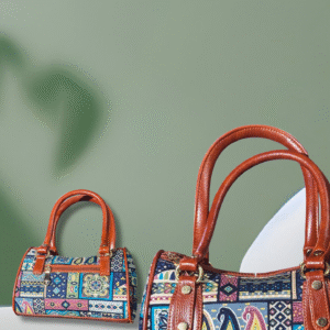Multicolor Patchwork Print Handbag 👜